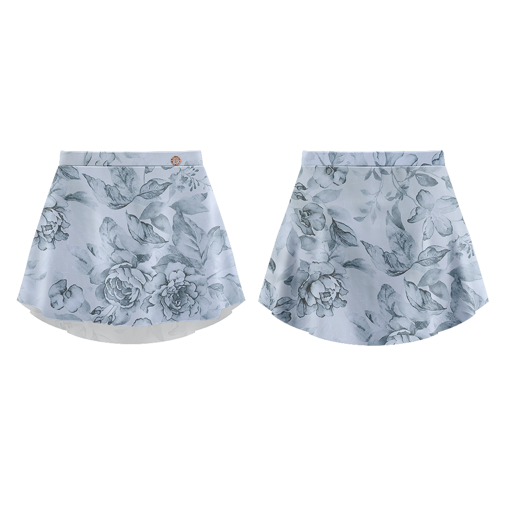 PATTERNED SKIRT ROSE GRISE – DANSE DE PARIS