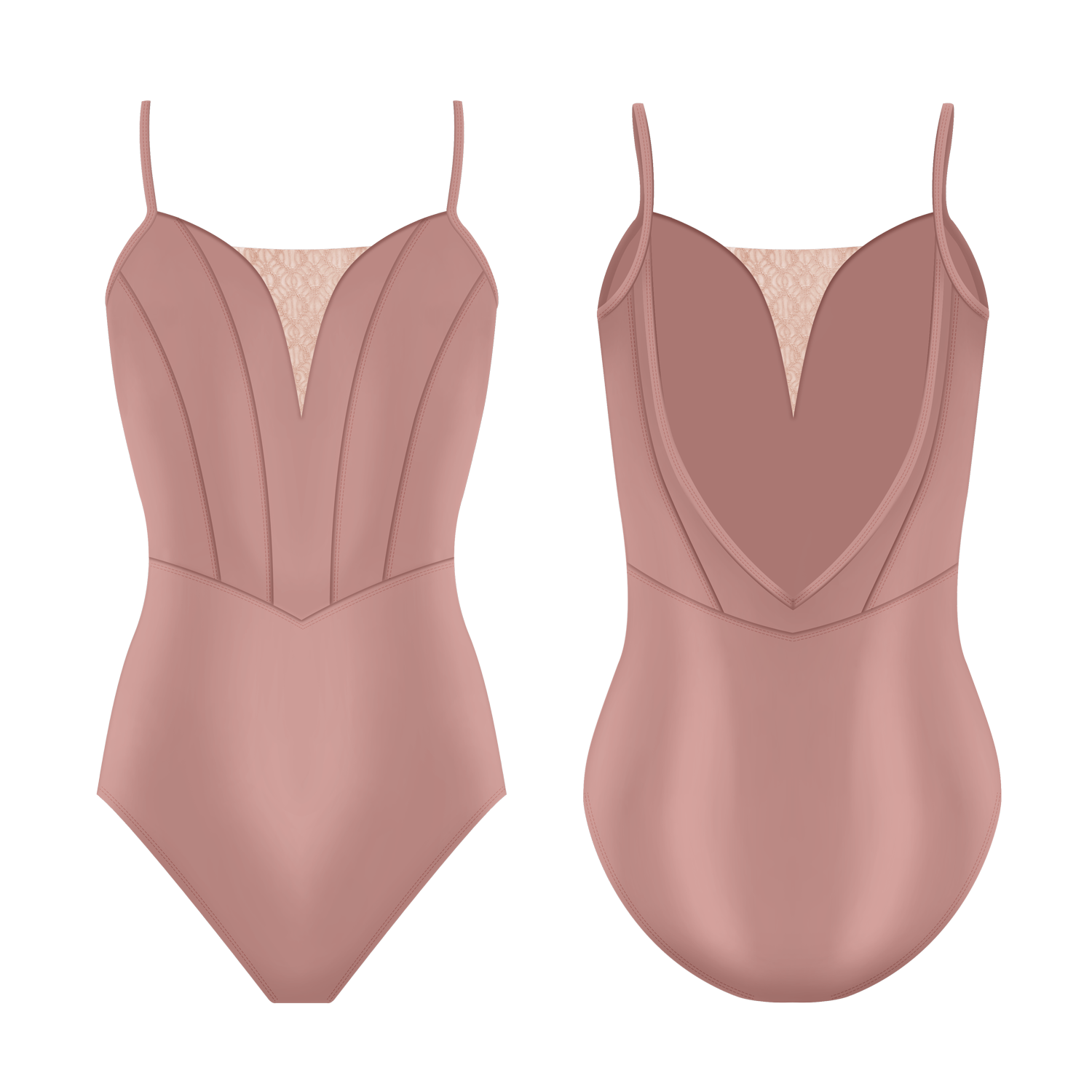 バレエ レオタード DANCE DE PARIS Danse de Paris Antoinette and Demi Antoniette Leotards