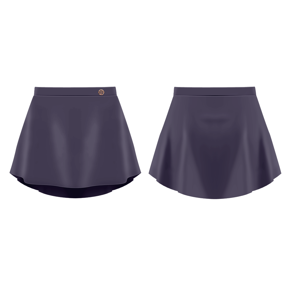 NATASHA SKIRT PURPLE VELVET