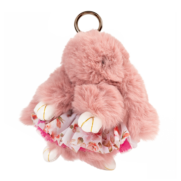 BUNNY KEYCHAIN DUSTY PINK NUTCRACKER 23