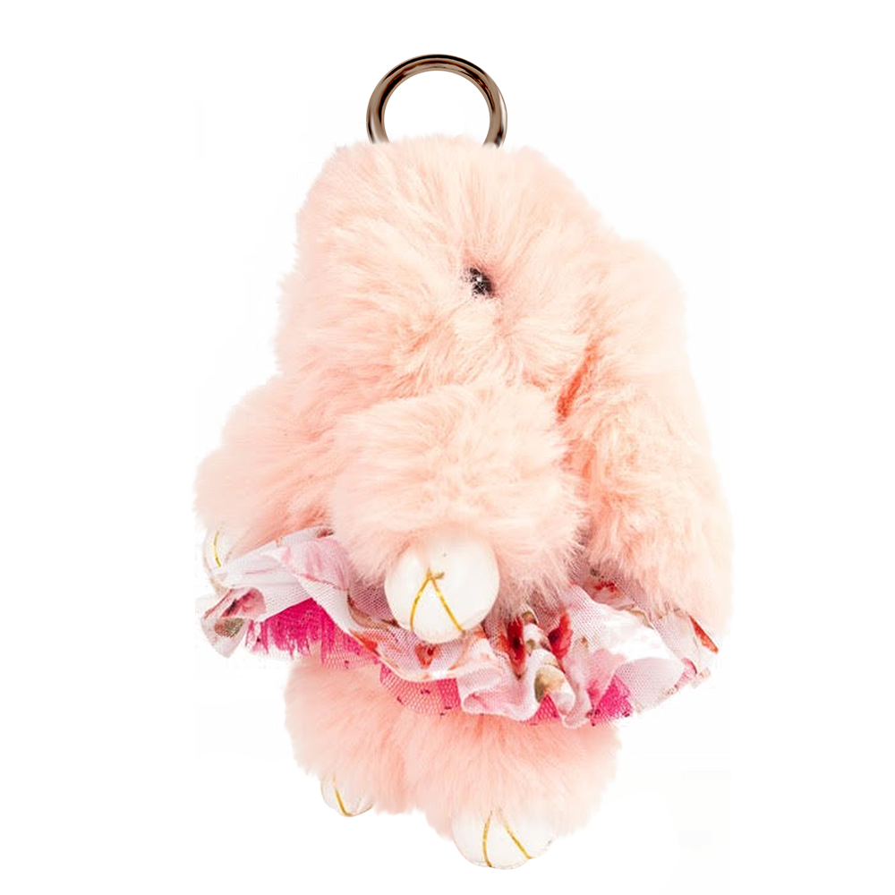 BUNNY KEYCHAIN PEACH NUTCRACKER 23 - DANSE DE PARIS