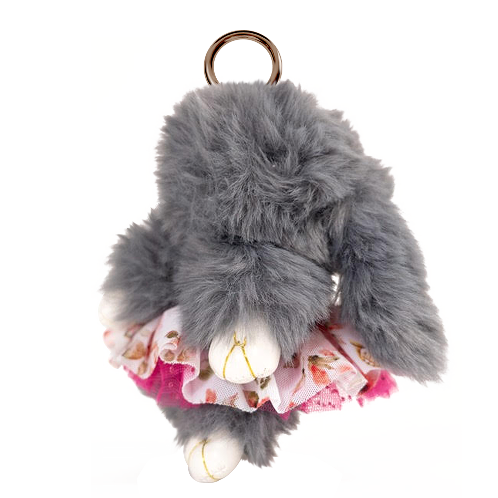 BUNNY KEYCHAIN GREY NUTCRACKER 23 - DANSE DE PARIS