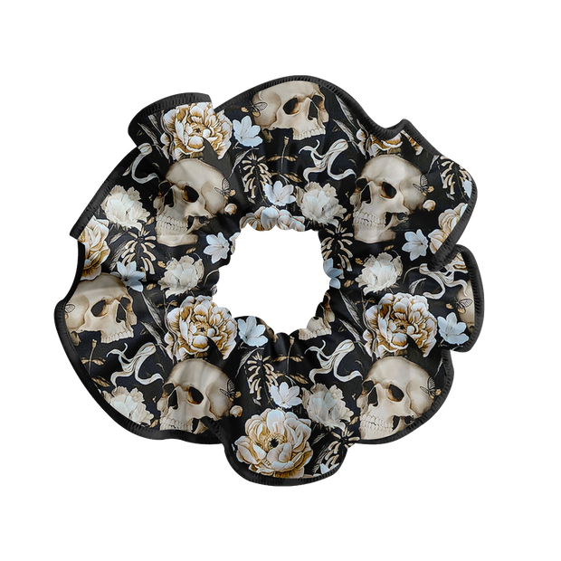 SCRUNCHIE SQUELETTE BLANC