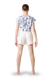 CROPPED T-SHIRT BLUE