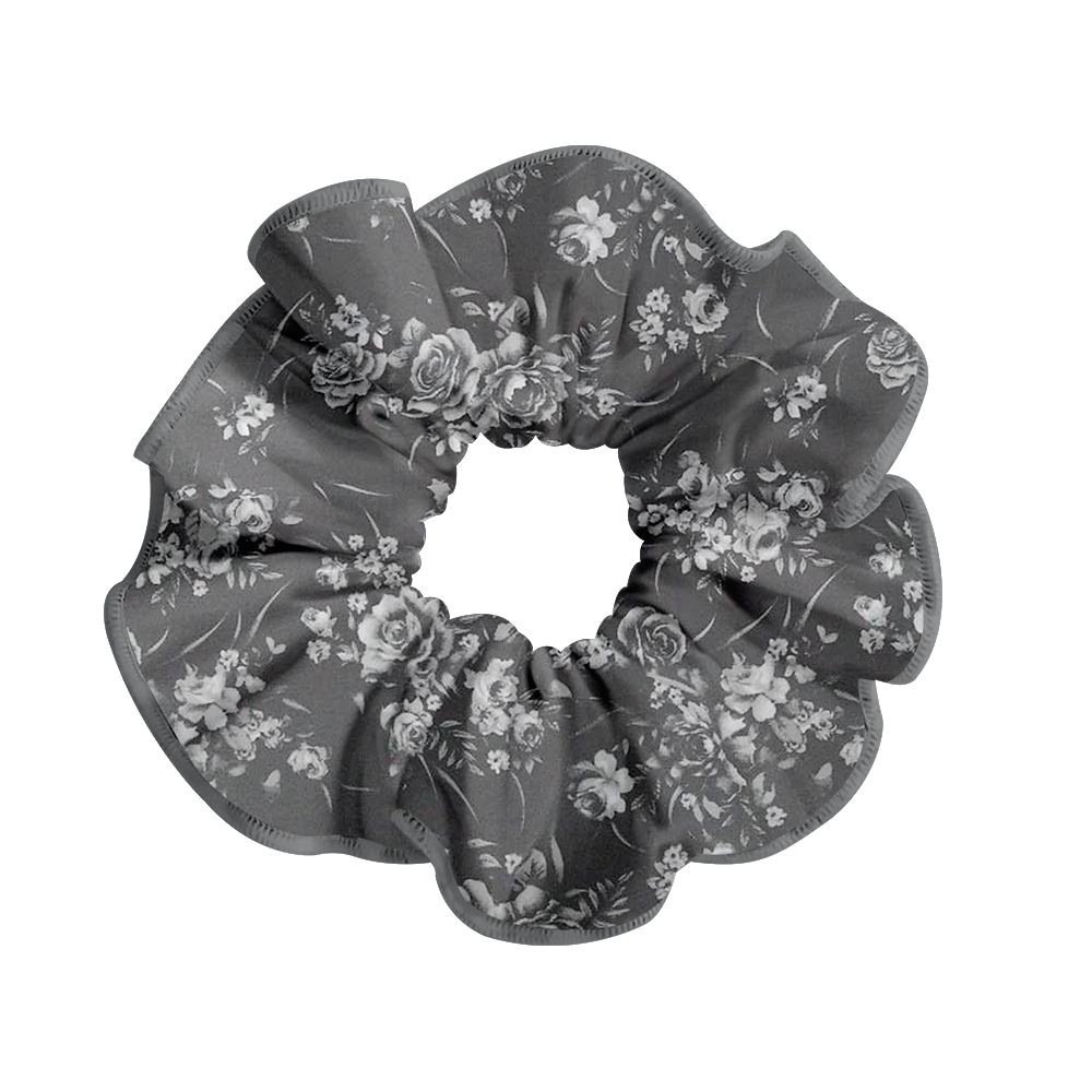 PATTERNED SCRUNCHIE DOVEGREY - DANSE DE PARIS