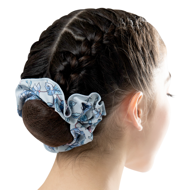 PATTERNED SCRUNCHIE DEHLIA
