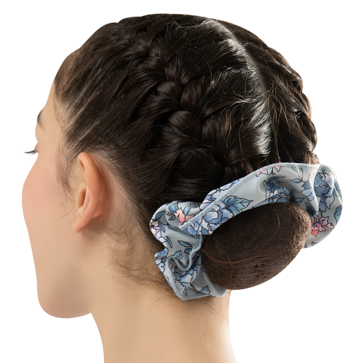 PATTERNED SCRUNCHIE DEHLIA