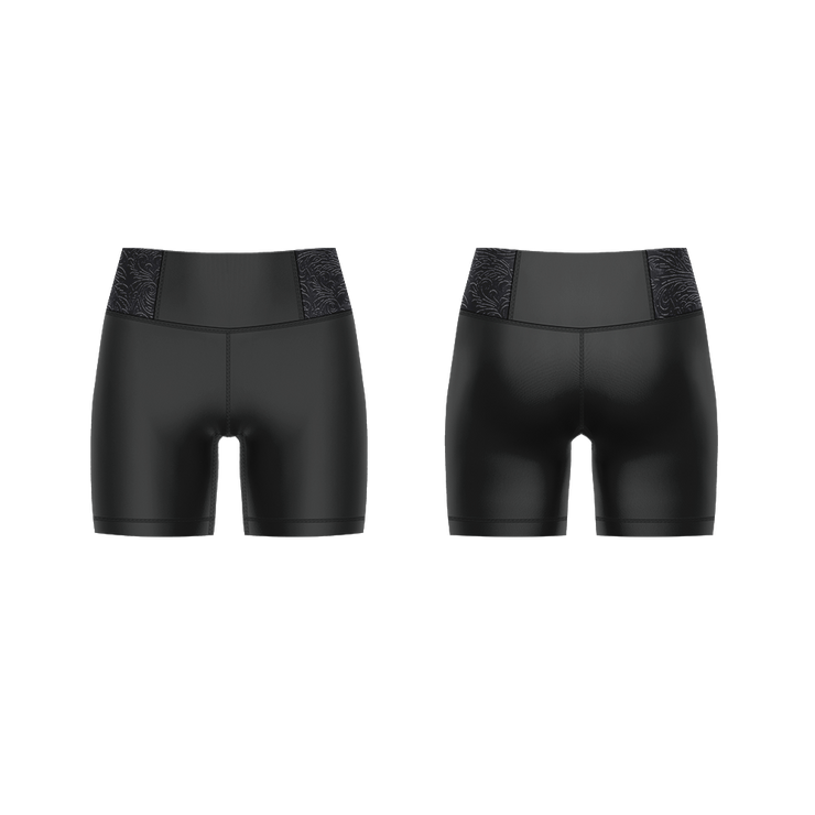 VALENTINA SHORTS EMBOSSED JET