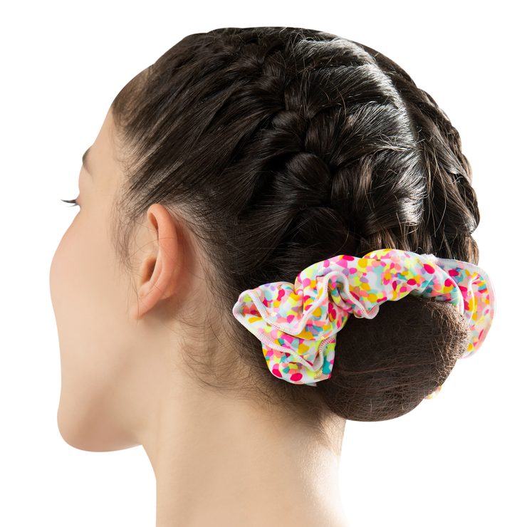 PATTERNED SCRUNCHIE CONFETTI - DANSE DE PARIS