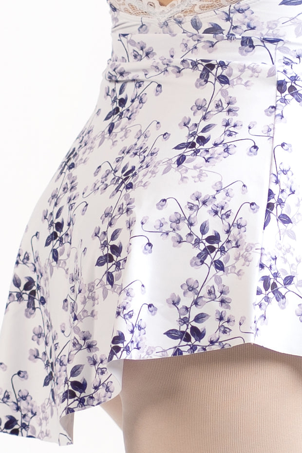 PATTERNED SKIRT INDIGO