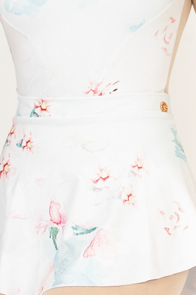 PATTERNED SKIRT NUAGE ROSE