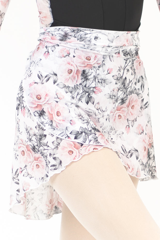 DELPHINE SKIRT ROSE MESH