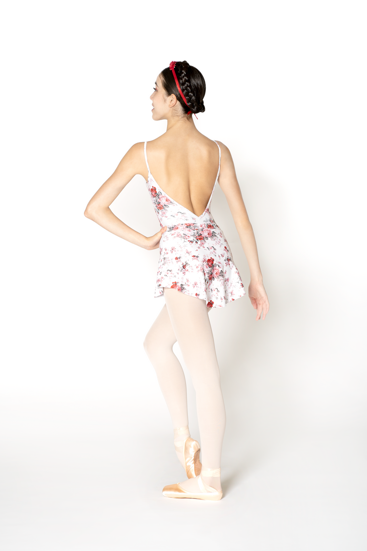 PATTERNED SKIRT ROSE ROUGE