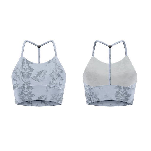 ORGANIC CROP TOP CHAMBRAY