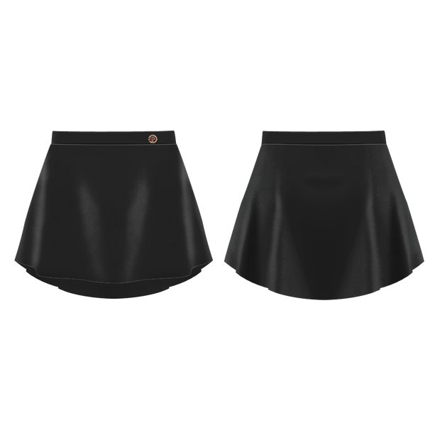 MESH SKIRT BLACK