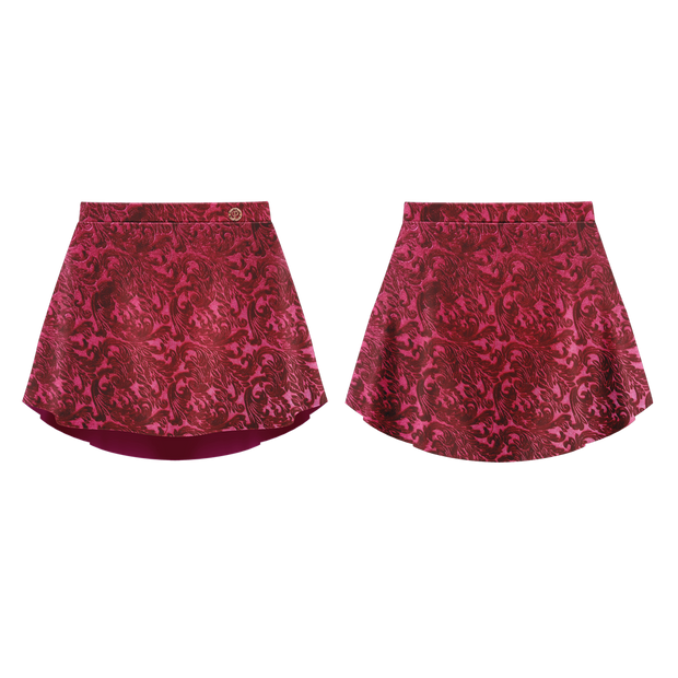 VALENTINA SKIRT CLARET - DANSE DE PARIS