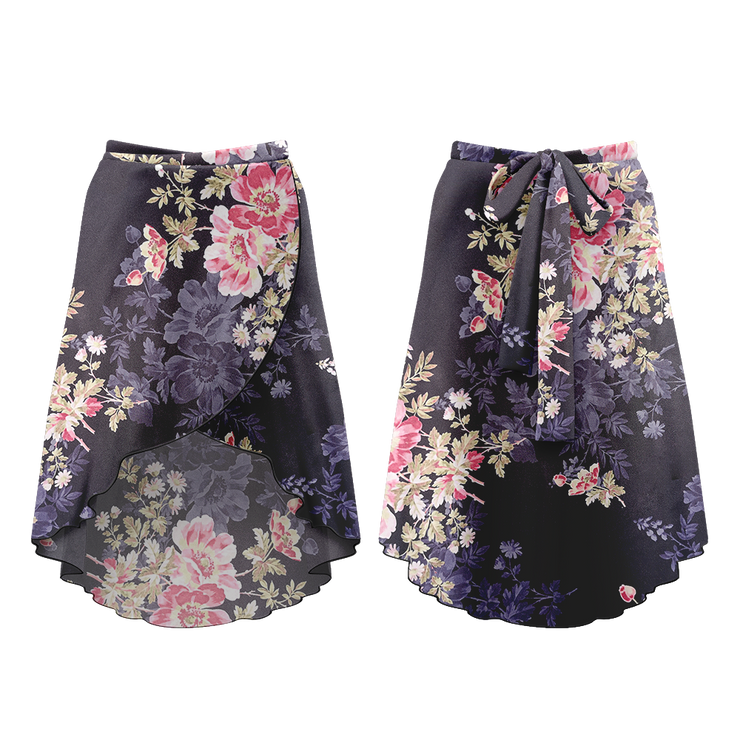 Maxi chiffon wrap sales skirt