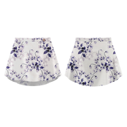 PATTERNED SKIRT INDIGO