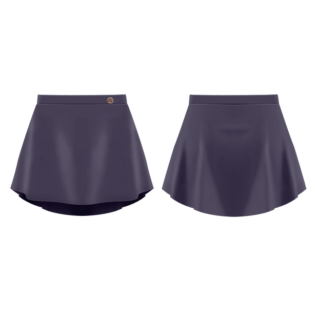 NATASHA SKIRT PURPLE VELVET