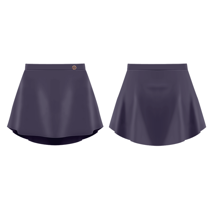 NATASHA SKIRT PURPLE VELVET