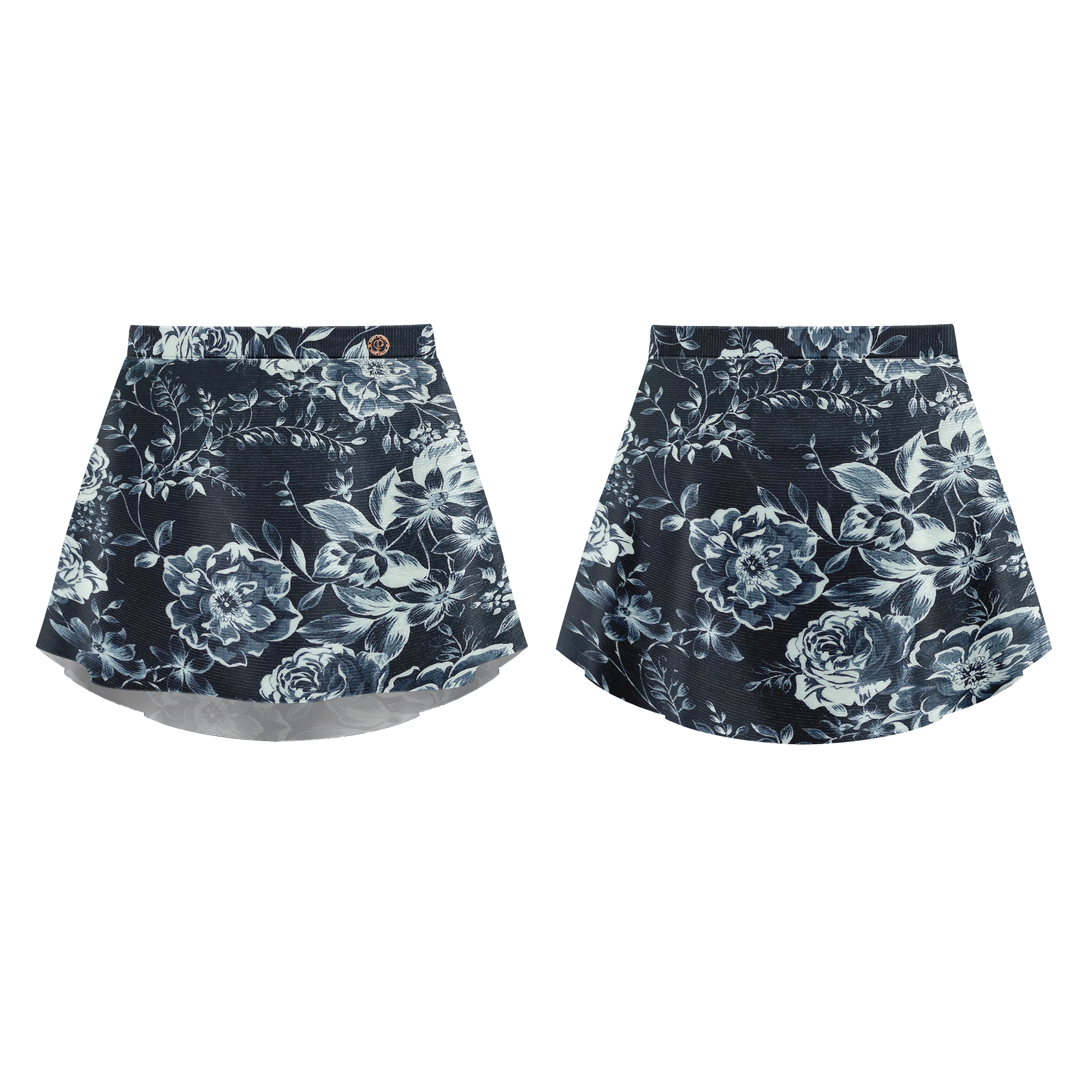 VELOUR SKIRT JET