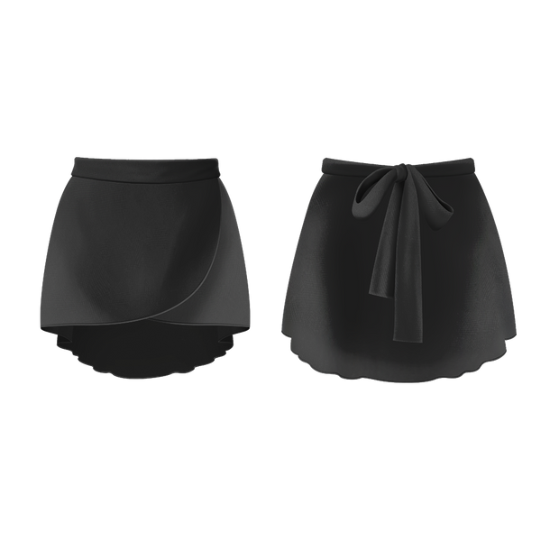 DELPHINE SKIRT MESH JET