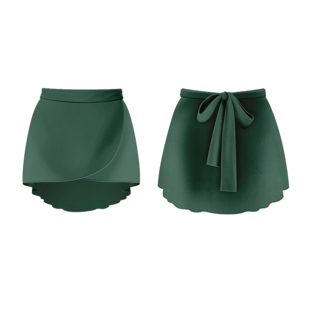 DELPHINE SKIRT MOSS MESH