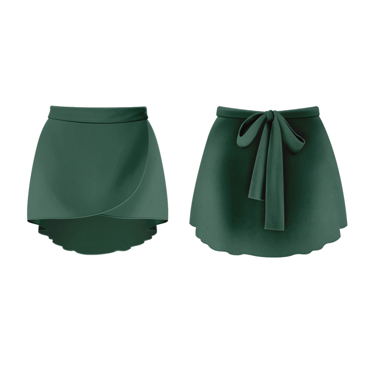 DELPHINE SKIRT MOSS MESH