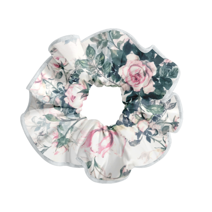 PATTERNED SCRUNCHIE PALE PINK - DANSE DE PARIS