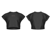 CROPPED T-SHIRT BLACK