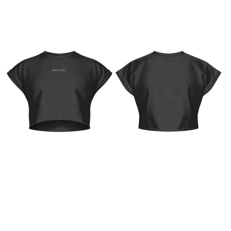 CROPPED T-SHIRT BLACK