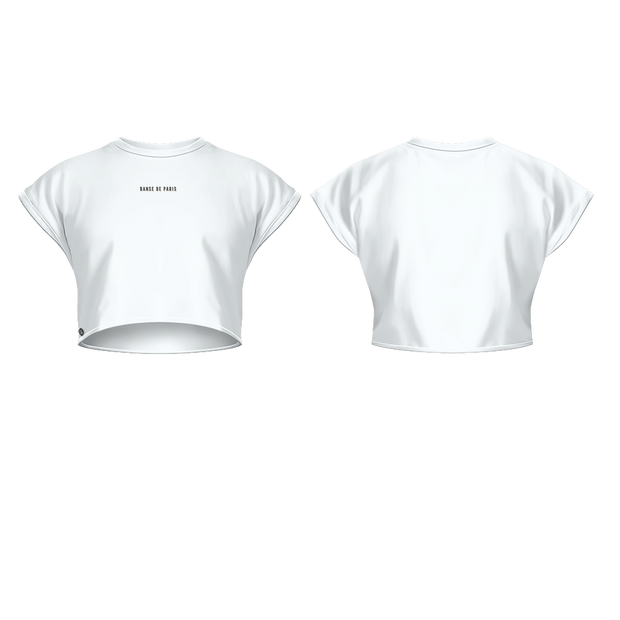 CROPPED T-SHIRT WHITE