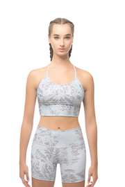 FLORENTINE CROP TOP CHAMBRAY - DANSE DE PARIS