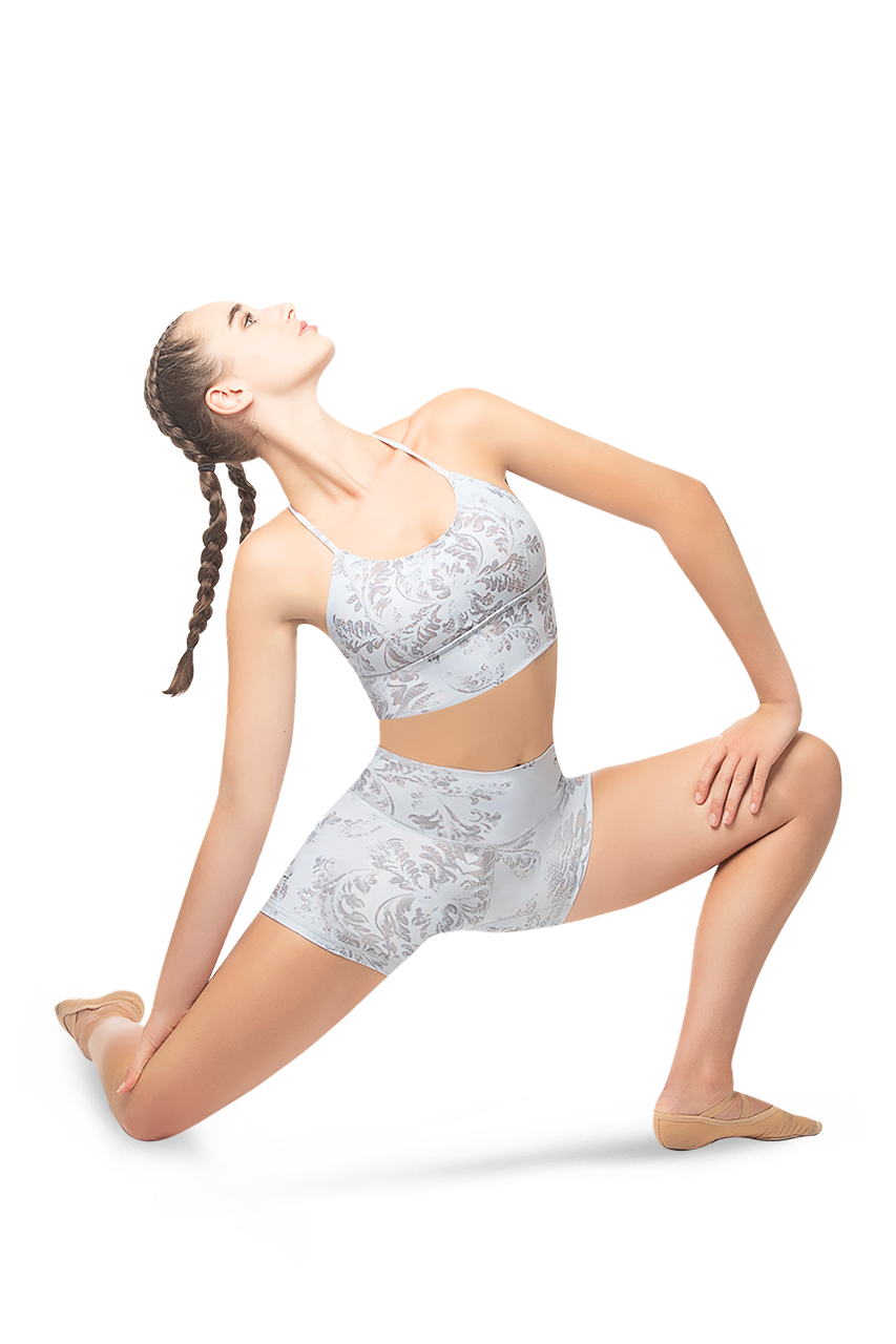 FLORENTINE CROP TOP CHAMBRAY - DANSE DE PARIS